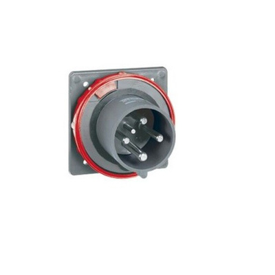 Legrand, Hypra IP66, IP67 Red 3P + N + E Industrial Power Plug, Rated At 125A, 415 V No