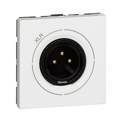 Legrand, Mosaic IP40 White Flush Mount 3P Socket Socket
