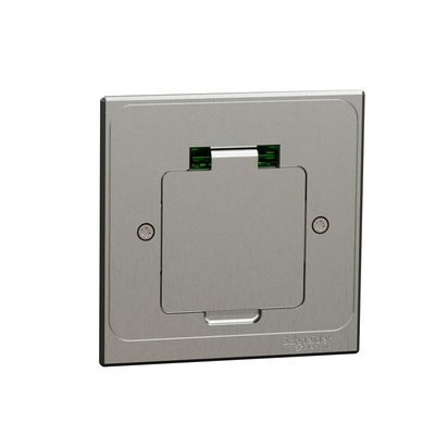 Schneider Electric, Unica IP44 Grey Floor Mount Socket Socket
