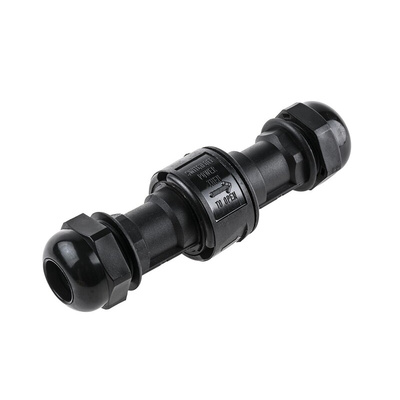 3 Pole IP68 Rating Cable Mount Female, Male Mains Inline Connector Rated At 16A
