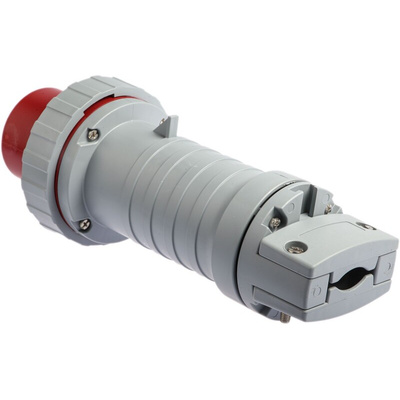 ABB, Tough & Safe IP67 Red Cable Mount 3P + N + E Industrial Power Plug, Rated At 63A, 415 V