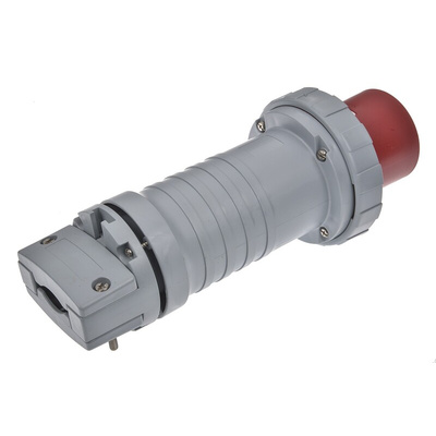 ABB, Tough & Safe IP67 Red Cable Mount 3P + N + E Industrial Power Plug, Rated At 125A, 415 V