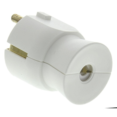 Legrand Male White Plug