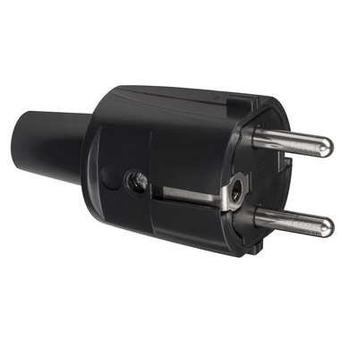 ABL Sursum French / German Mains Plug, 16A, Cable Mount, 250 V