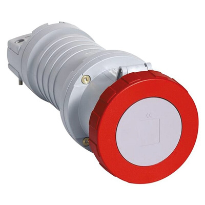 ABB, Tough & Safe IP67 Red Cable Mount 3P + N + E Industrial Power Socket, Rated At 64A, 415 V