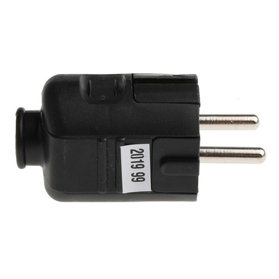 RS PRO German Mains Plug, 16A, Cable Mount, 250 V