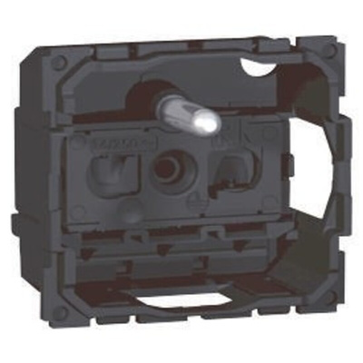 Legrand Black 1 Gang Plug Socket, 16A, Type E - French, Indoor Use