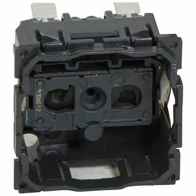 Legrand Black 1 Gang Plug Socket, 16A, French 2P, Indoor Use