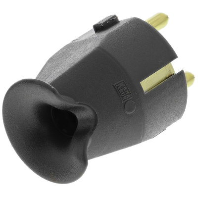 Kopp French / German Mains Plug, 16A, Cable Mount, 250 V ac