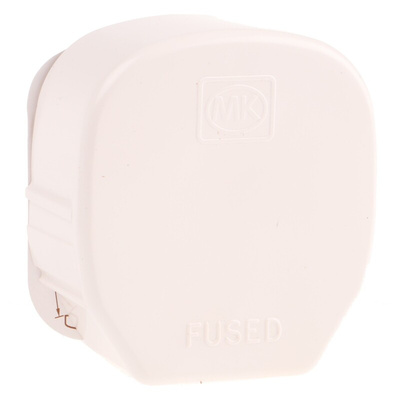 MK Electric UK Mains Plug, 13A, Cable Mount