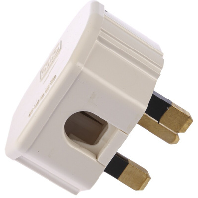 MK Electric UK Mains Plug, 13A, Cable Mount