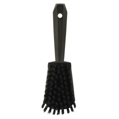 Vikan Black 36mm Polyester Hard Scrubbing Brush for Multipurpose Cleaning