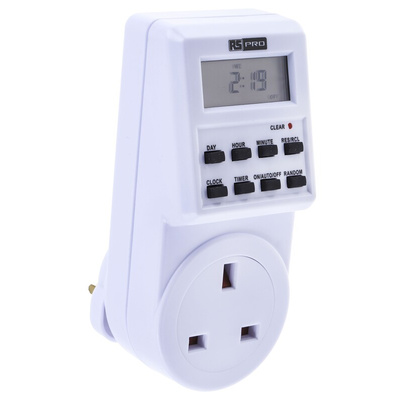 RS PRO Digital Plug In Timer