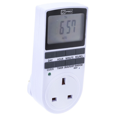 RS PRO Digital Plug In Timer
