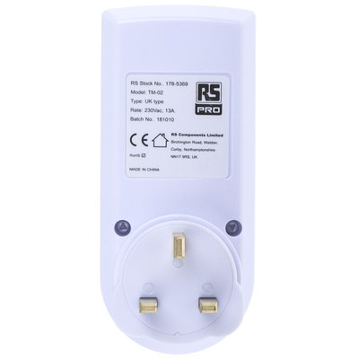 RS PRO Digital Plug In Timer