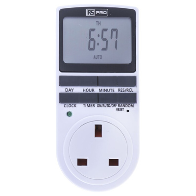 RS PRO Digital Plug In Timer