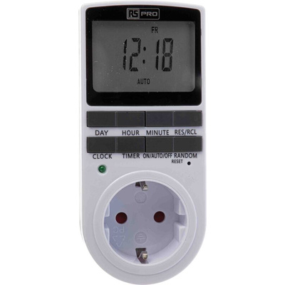 RS PRO Digital Plug In Timer
