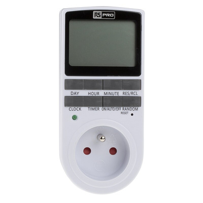 RS PRO Digital Plug In Timer