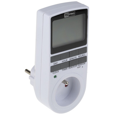 RS PRO Digital Plug In Timer