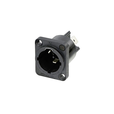 Neutrik Mains Plug, 16A, Panel Mount, 250 V