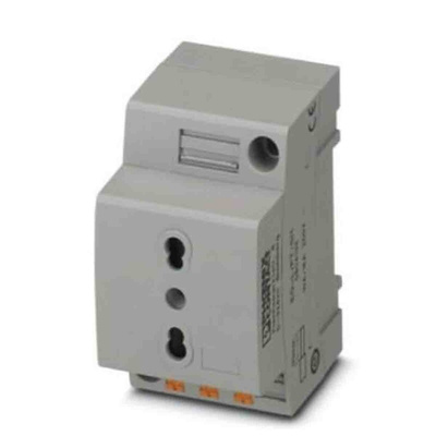 Phoenix Contact Italy Mains Sockets, 16A, DIN Rail, 250 V