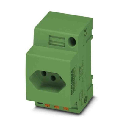 Phoenix Contact Mains Sockets, 10A, DIN Rail, 250 V