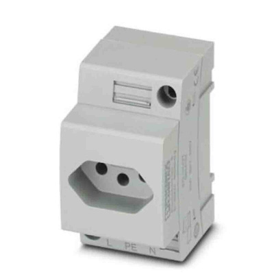 Phoenix Contact Mains Sockets, 20A, DIN Rail, 250 V