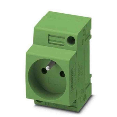 Phoenix Contact French Mains Sockets, 16A, DIN Rail, 250 V