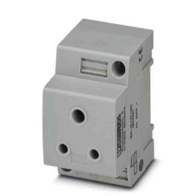 Phoenix Contact Mains Sockets, 6A, DIN Rail, 250 V