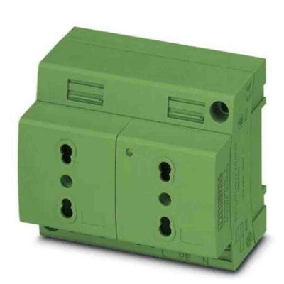 Phoenix Contact Italy Mains Sockets, 16A, DIN Rail, 250 V