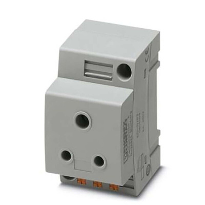 Phoenix Contact Mains Sockets, 6A, DIN Rail Mount, 250 V