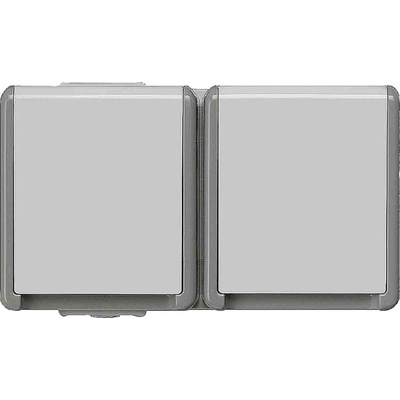 Siemens Grey 2 Gang Plug Socket, 16A, Indoor Use