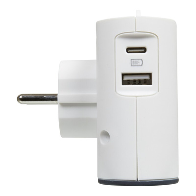 Legrand French / German Multi Outlet Plug, 6A, Plug-In