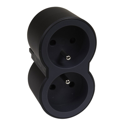 Legrand French / German Multi Outlet Plug, 16A, Plug-In