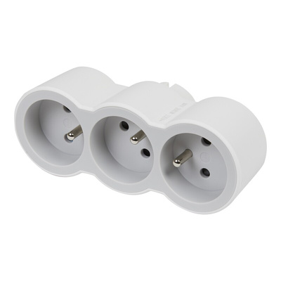 Legrand French / German Multi Outlet Plug, 16A, Plug-In