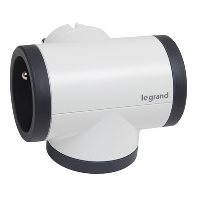 Legrand French / German Multi Outlet Plug, 16A, Plug-In