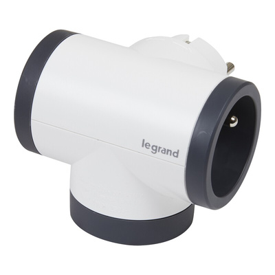Legrand French / German Multi Outlet Plug, 16A, Plug-In