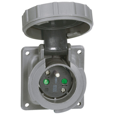 Legrand Grey 1 Gang Power Socket, 2 Poles, 16A