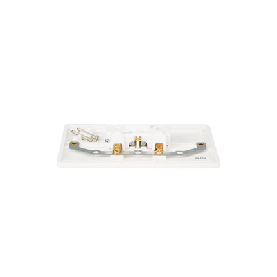 MK Electric White 2 Gang Plug Socket, 15A, NEMA 5-15R, Indoor Use