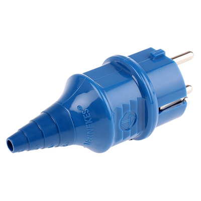 MENNEKES French / German Mains Plug, 16A, Cable Mount, 230 V