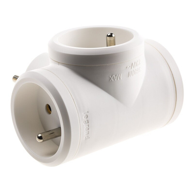 French Mains Connector, 16A, Cable Mount, 230 V ac