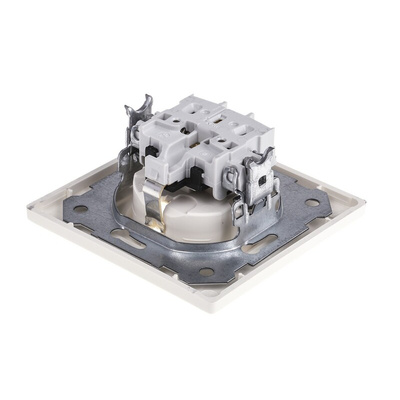 Siemens White 1 Gang Plug Socket, 16A, Type F - German Schuko, Indoor Use