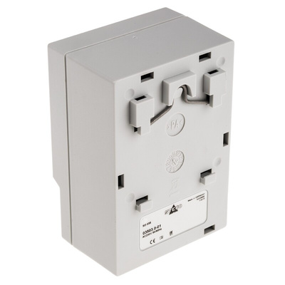 STEGO Light Grey 1 Gang Plug Socket, 13A, Type G - British, Indoor Use
