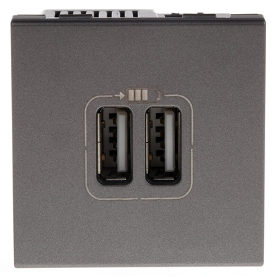 Legrand 1 Gang USB Socket, 2.4A, Indoor Use