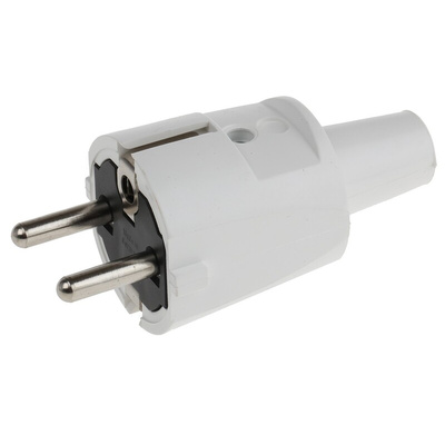 ABL Sursum French / German Mains Plug, 16A, Cable Mount, 250 V