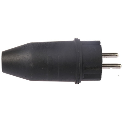 ABL Sursum French / German Mains Plug, 16A, Cable Mount, 250 V