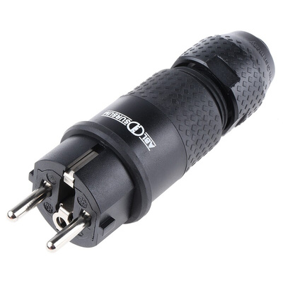 ABL Sursum French / German Mains Plug, 16A, Cable Mount, 250 V