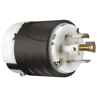 PASS & SEYMOUR USA Mains Plug, 30A, Cable Mount, 120/280 V