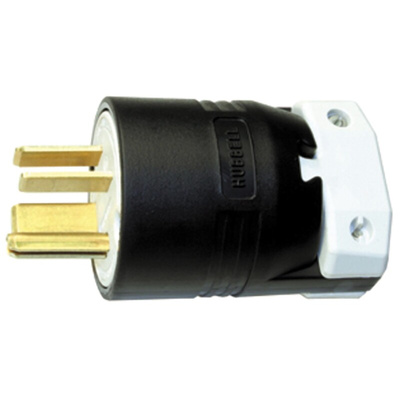 Hubbell USA Mains Plug, 50A, Cable Mount, 250 V