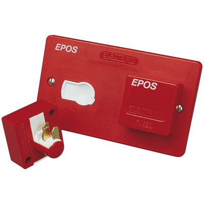 Electrak UK Mains Plug & Socket, 13A, Cable Mount, 240 V
